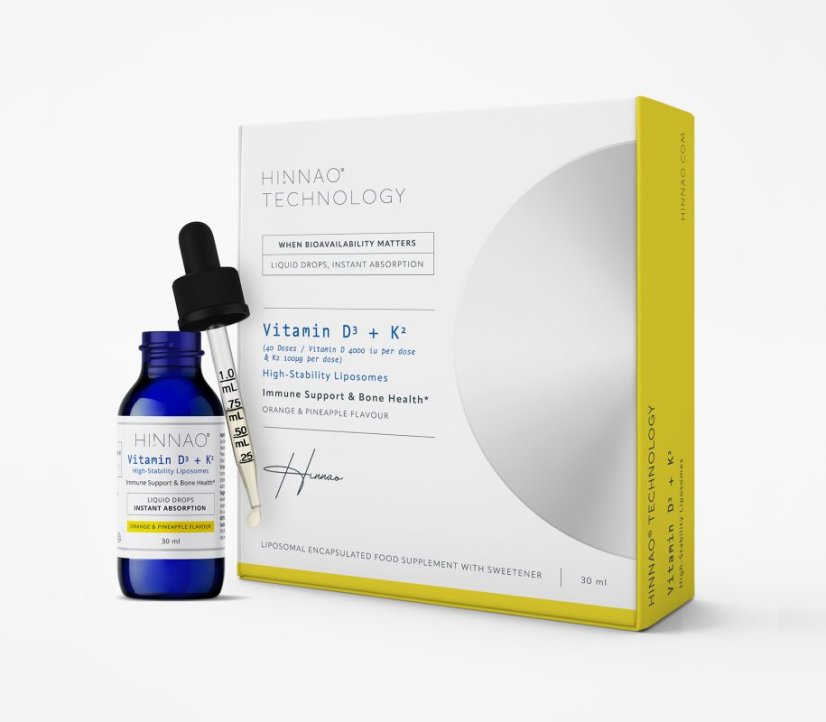 Vitamin D3 + K2 - HINNAO® Technology