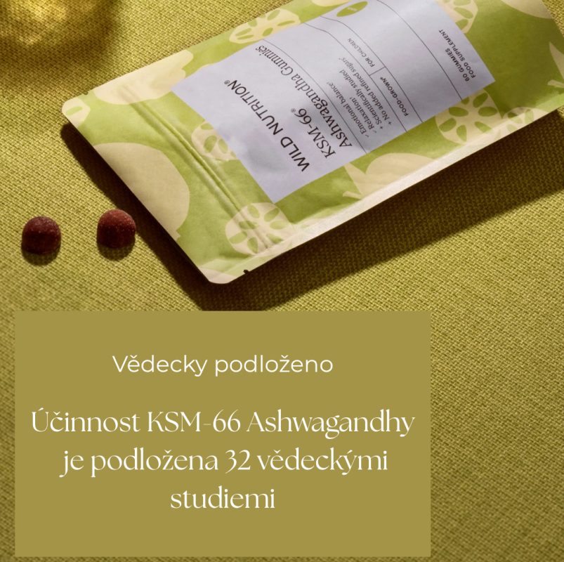KSM-66 Ashwagandha bonbony pro děti - Wild Nutrition